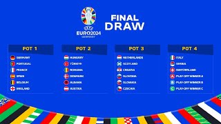 Euro 2024 Draw Viewing 🔴Live🔴 [upl. by Garett869]