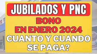 Confirmado 💥 BONO para JUBILADOS y PENSIONADOS PNC Y PUAM  Cuando y Cuanto cobro [upl. by Roddy]