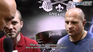 Fedor Emelianenko talks the difference between M1 and the UFC english subtitle [upl. by Enyedy]