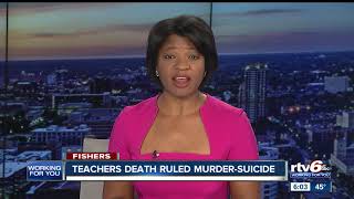 Teachers death in Fishers ruled murdersuicide [upl. by Mcbride]