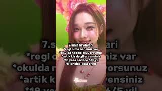 7sinif olamanin faydalari music cover song newmusic kpop keşfet hipop rapmuzik keşfetben [upl. by Mullane655]