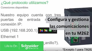 Configura y gestiona las comunicaciones en tu M262  Digital Learning Lesson [upl. by Alleber]