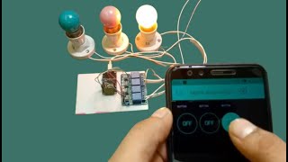 Home Automation Mini project using ESP8266  Blynk and esp8266 home automation [upl. by Ailla]