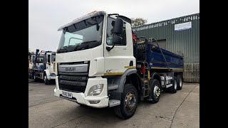 2015 DAF CF440 8x4 Grab Tipper [upl. by Sikko]