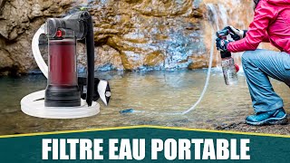 LE MEILLEUR PURIFICATEUR  FILTRE À EAU PORTABLE POUR TREK RANDO amp SURVIE  MSR Guardian [upl. by Ydnor523]