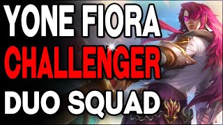 CHALLENGER DUO YONE FIORA  TFT  Teamfight Tactics [upl. by Fleeman]