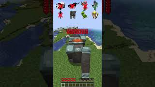 Spike Drop vs Mobs Survival meme shorts minecraft [upl. by Alysia]