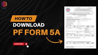 How to Download PF Form 5a and Allotment Letter  PFform5a StatutorySolution [upl. by Nostets]