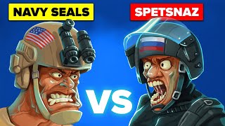 US Navy SEALS vs Russian Spetsnaz  Special Forces Comparison [upl. by Miza]