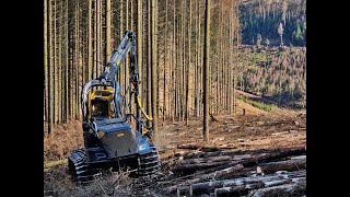 🌲 Finnishlogger Harvesterteacher in Scorpion • Ponsse Scorpion  H7 • CraneView • Loggingvideo🌲 [upl. by Tnelc]