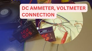 learnelectronics diy how to connect DSNVC288 VoltmeterAmmeter [upl. by Aloek547]