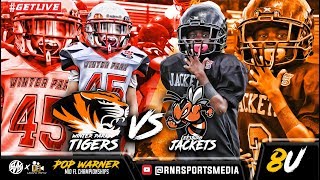 Leesburg Jr Jackets vs Winter Park Tigers  8U Pop Warner Mid Florida Championship [upl. by Modnar619]