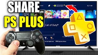 How To Share PlayStation Plus On PS4  Easy Guide [upl. by Edison]