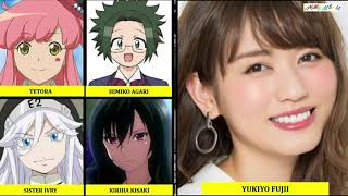 Komi Cant Communicate  All Characters  Japanese Voice Actor with the same voice  Seiyuu [upl. by Reichel905]