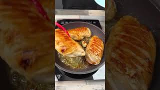 Frango cozido ao molho na frigideira😋 youtube dicas receitas frango [upl. by Euphemiah]