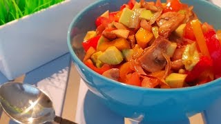 Эффектный салат quotРадужныйquot на праздничный стол Вкусный и яркий салат за 10 минут [upl. by Hoeve227]