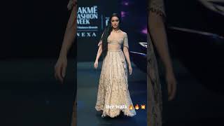 Shraddha Kapoor ramp walk 🔥🔥❤️‍🔥shraddhakapoor youtubeshorts music foryou [upl. by Haret]