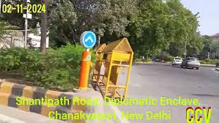 Glimpse of Shantipath Road  Diplomatic Enclave  Chanakyapuri New Delhi [upl. by Nile]