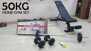 DECATHLON  Domyos Weight Training Dumbbells and Bars Kit 50 kg [upl. by Poole]