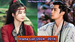 Fu Xin Bo and Wan Peng  Drama List 2024  2014 [upl. by Phelgon368]