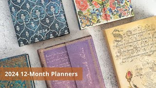 Paperblanks 2024 12Month Planners [upl. by Aneloj489]