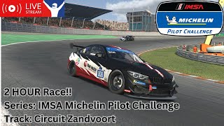 Mistakes were made Decent finish 2 Hour iRacing IMSA Michelin Pilot Challenge Race at Zandvoort [upl. by Ileana]