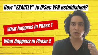 IPsec VPN Establishment  Phase 1 and Phase 2 [upl. by Steinke]