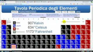 Tavola Periodica degli Elementi [upl. by Eissirc210]