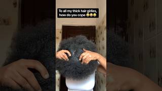 Thick type 4 hair problems bigchopjourney bigchop naturalhair bignaturalhair [upl. by Crabb]