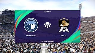 Pyramids FC vs APR FC 21092024 CAF Champions League PES 2021 [upl. by Silvester]