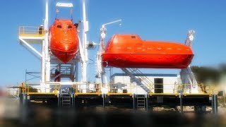 Lifeboat Davit Launching Procedure [upl. by Collette637]