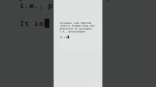 Does glucagon like peptide GLP1 function like glucagonFind the truth here medicalterminology [upl. by Aihcela]