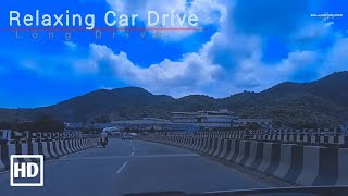 Relaxing Car Drive  Highway Ambience at Morning  Car Sounds  10 Minutes ASMR [upl. by Odnumyer]