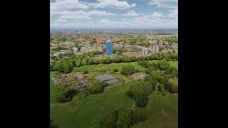 Hackney Downs Park Funfair Aerial Immersive View [upl. by Mroz]