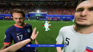 Gameplay FC 24  Nederland  Oostenrijk  Euro 2024 [upl. by Mariann]