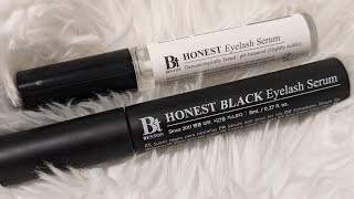 Benton Cosmetics Honest Eyelash Serum and Black Eyelash Serum Try On🖤🤍 SBB101 [upl. by Yromem]