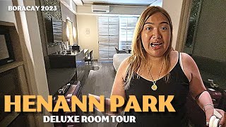 HENANN PARK RESORT Boracay 2023  Deluxe Room Tour [upl. by Goulder]