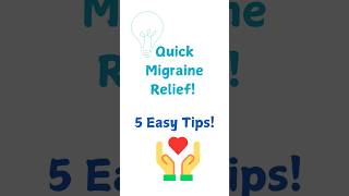 5 Fast Migraine Relief Solutions You Need to Try [upl. by Aretha]