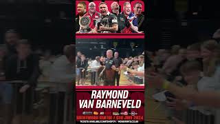 Raymond Van Barneveld Darts Walk On in Brentwood shorts [upl. by Spiegelman]