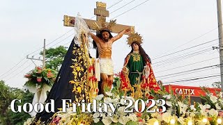 Semana Santa 2023  Good Friday Procession  Christ The King Parish Las Piñas [upl. by Katie59]