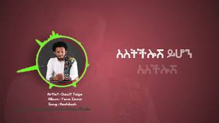 ዳዊት ፅጌ አስችሎሽ  የግጥም ቪዲዮ Dawit Tsige quotAschiloshquot lyrics video [upl. by Adnohsor]