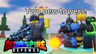 Ray gunner and teamers review  doomspire defense [upl. by Poppo722]