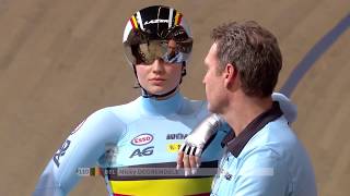 Womens Keirin Finals  2018 UCI Track Cycling World Championships [upl. by Eerrehs769]