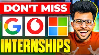 8 Amazing Internship Opportunities of 2024 👩‍💻🔥  APPLY NOW ✅ [upl. by Soo103]