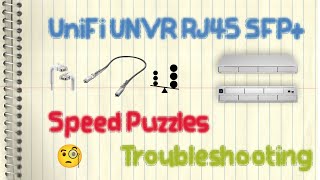 Ubiquiti UniFi Protect UNVR RJ45SFP Speed Puzzles UNVR Pro [upl. by Maleeny]