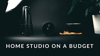 How to Build a HOME PHOTOGRAPHY STUDIO in a SMALL PLACE [upl. by Brittaney]