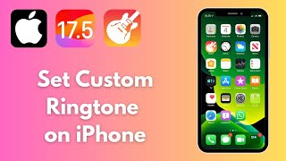 How to Set Custom Ringtone on iPhone [upl. by Ahsitnauq]