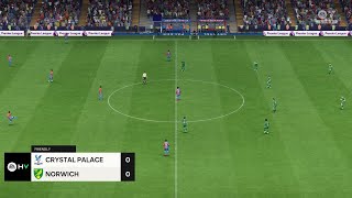 Crystal Palace vs Norwich City 27082024 EFL Cup EA FC 24 [upl. by Fernande]