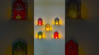 Diwali Crafts Transforming Cardboard into Stunning Decorations shortsfeed diy [upl. by Analle]