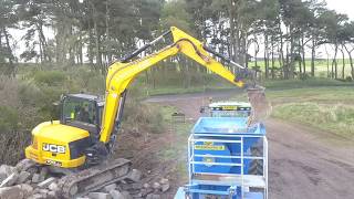 JD 6150R with Herbst Agri Crusher in Action [upl. by Aliuqaj]